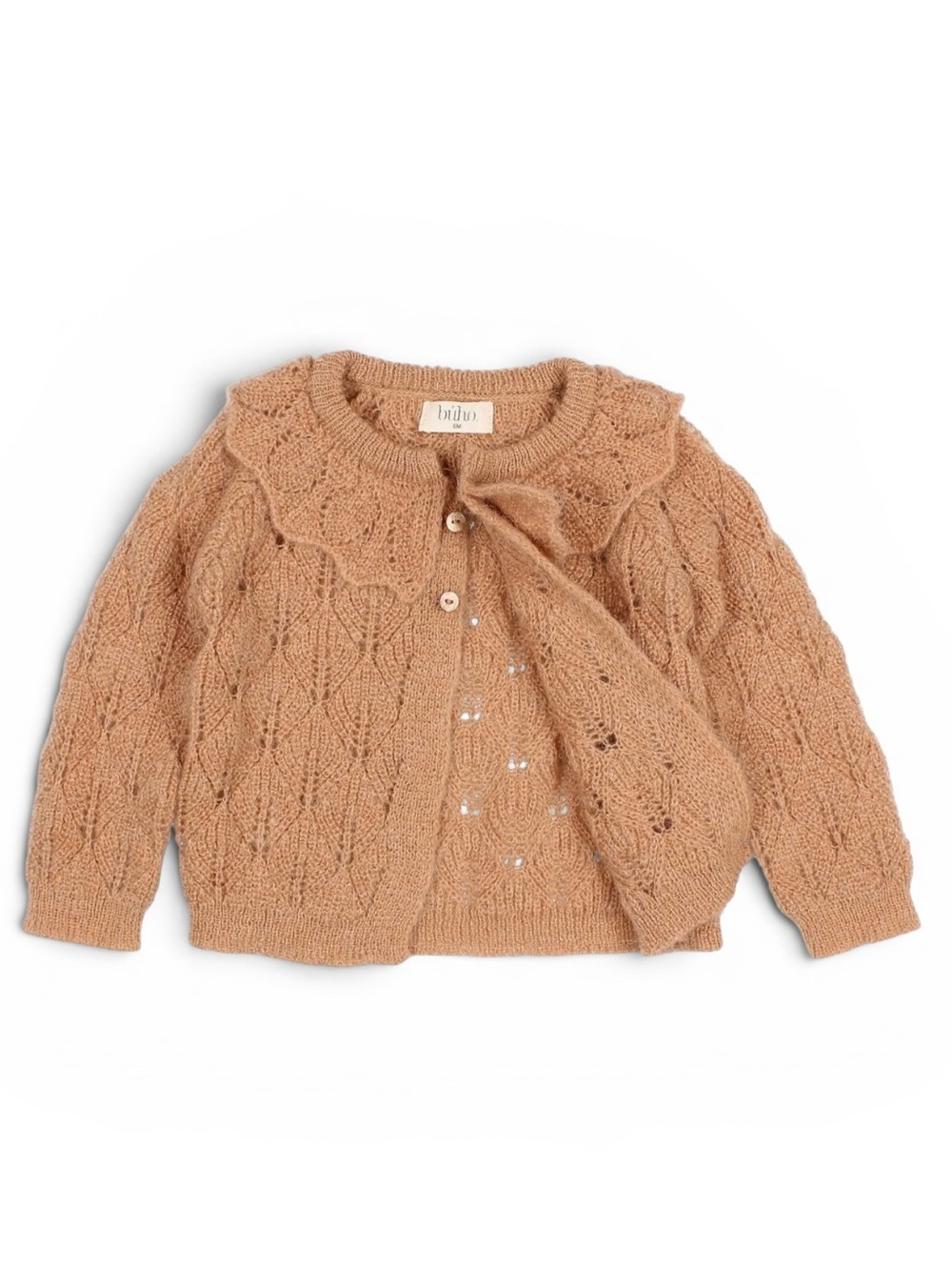 Buho Alpaca Cardigan Sweater 18 Months Brown